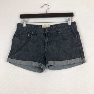 Ci Sono Cavalini Girl's Size Large Blue Cotton Blend Zip Fly Casual Shorts